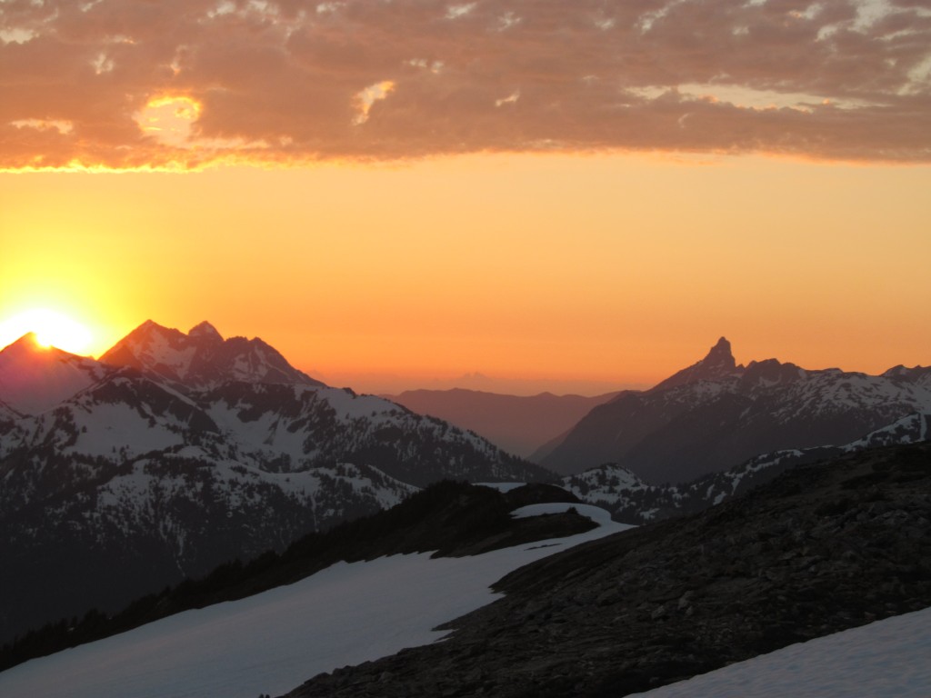 Sunset over Shuksan and the North Cascades