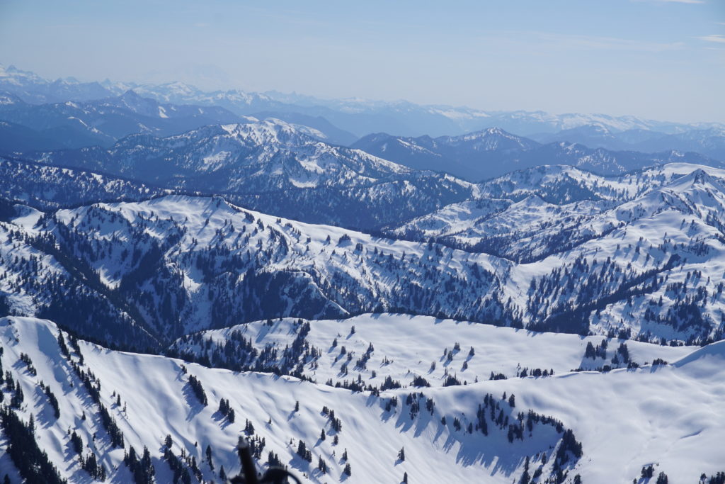 Looking to the south and Stevens Pass in the far distance