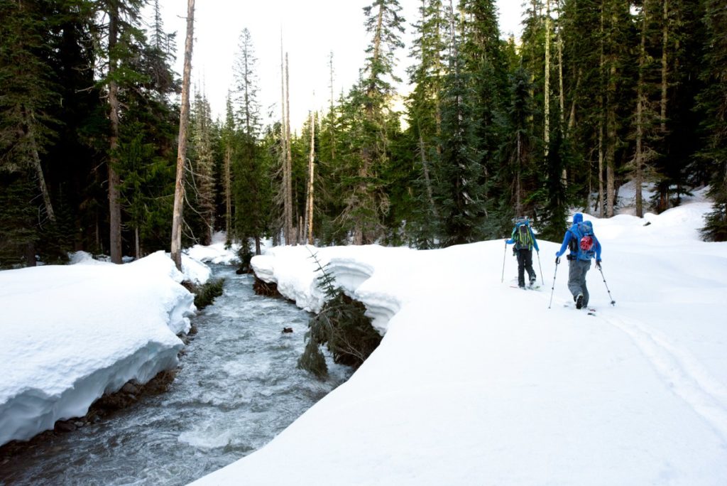 Following Indian Creek towards the Whittier Valley