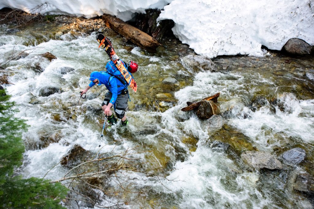 Ben doing a creek crossing