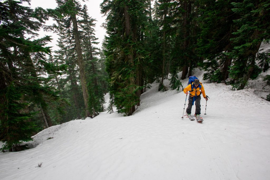 Heading up Jove Peak