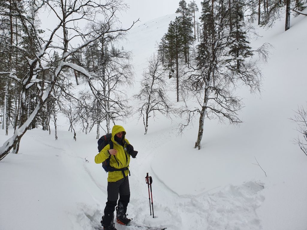 Pyhä Backcountry Ski tour Backcountry snowboarding Northern Finland 24
