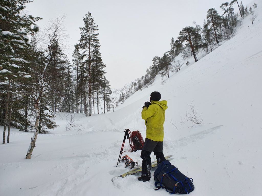 Pyhä Backcountry Ski tour Backcountry snowboarding Northern Finland45