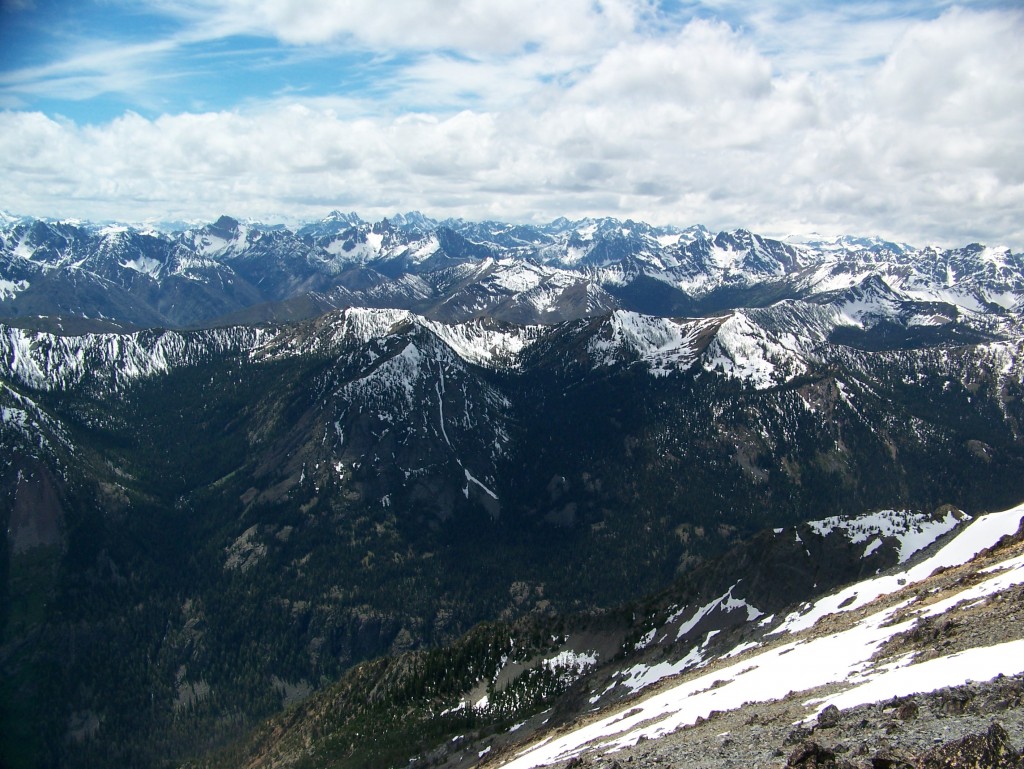 Looking West from the summit of Robinson