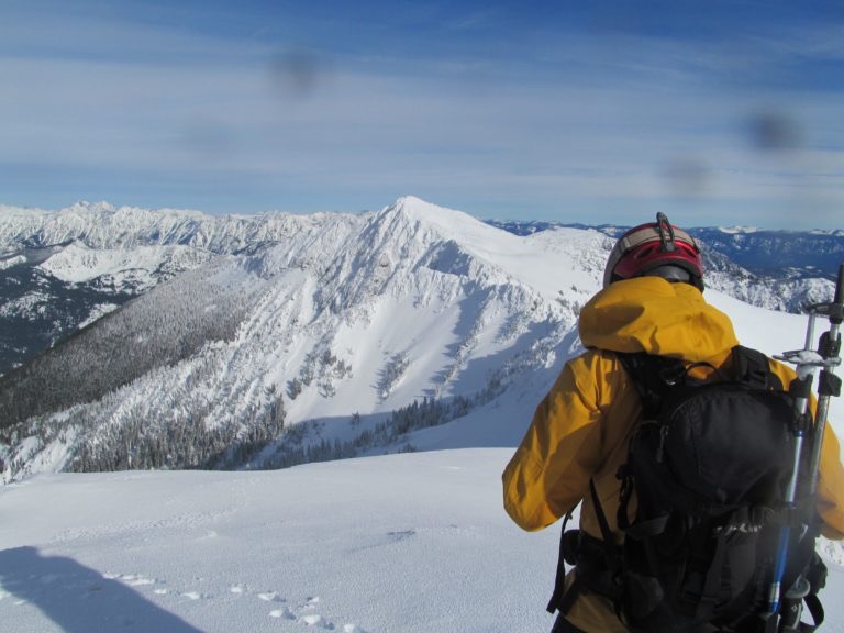 on the summit of Rock Mountain on the Rock, Howard Mastiff Traverse