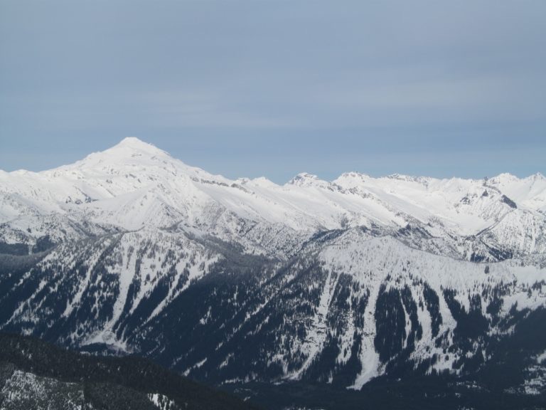 Glacier Peak and the Dakobeds on the Rock, Howard Mastiff Traverse