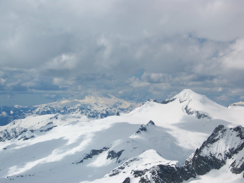 Looking towards Mount Baker and Eldorado from the top of the Sahale Arm