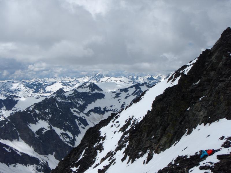 A nice break as we wait for the sun to come out on top of Seven Fingered Jack