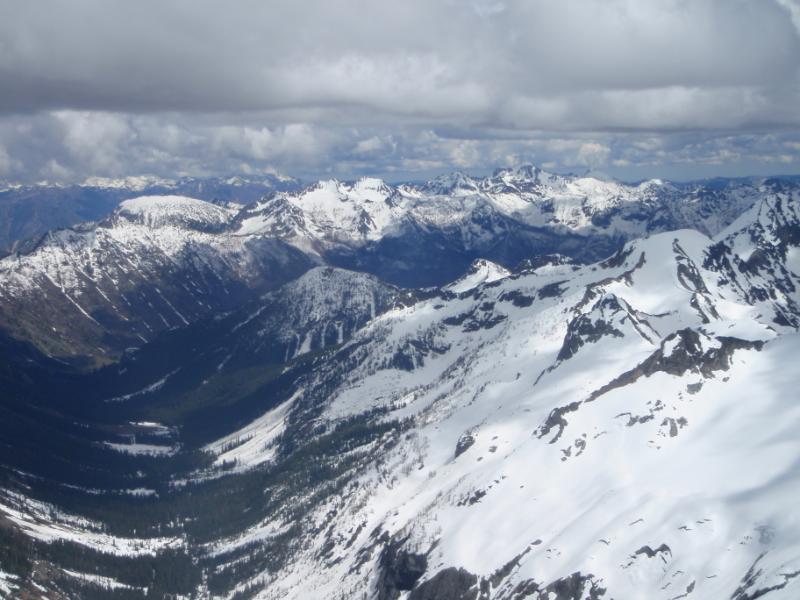 Looking into Entiat Creek from the summit 