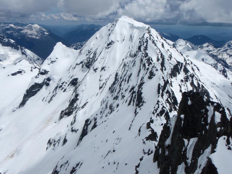 The North face of Maude from the summit of Seven Fingered Jack