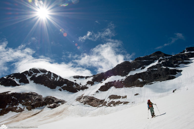 Climbing the North face of Chiwawa Mountain out of Holden Village