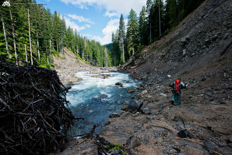 The old Kennedy Hot Springs Trail