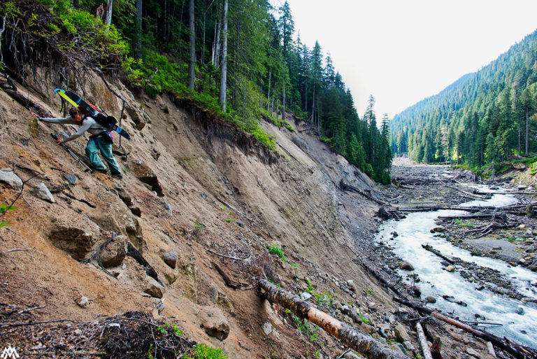 Kennedy Hot Springs Trail washouts