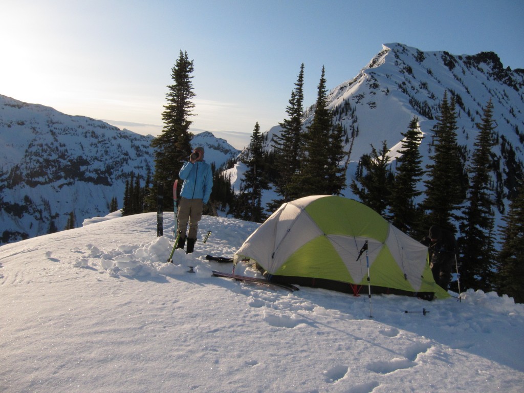 Our camp site on Boulder Pass