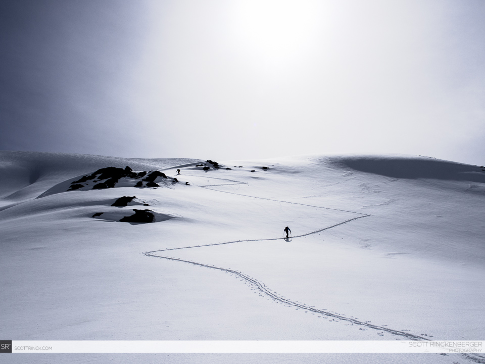 Skinning up Ten Peak