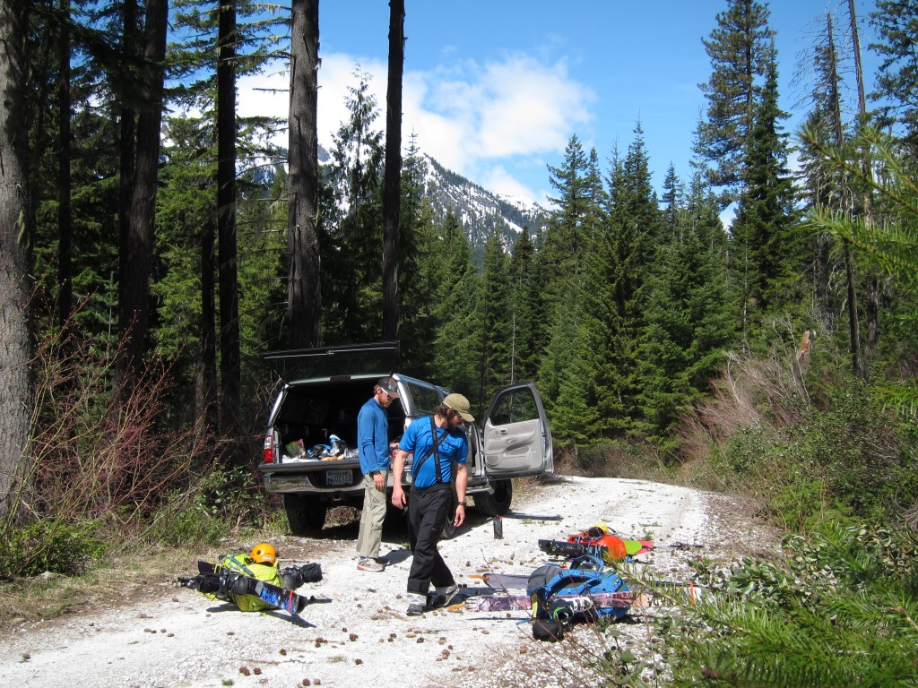 The end of the road on White River