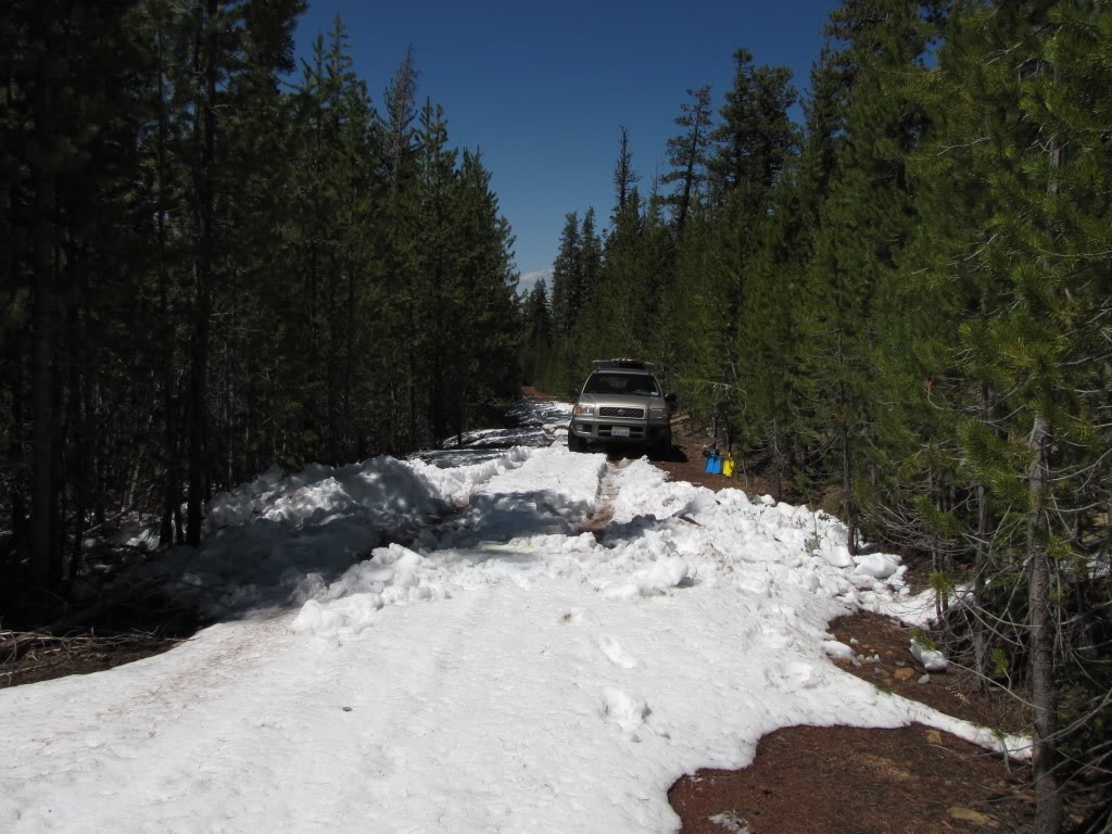 Leaving our car at the base of Yamsay Mountain