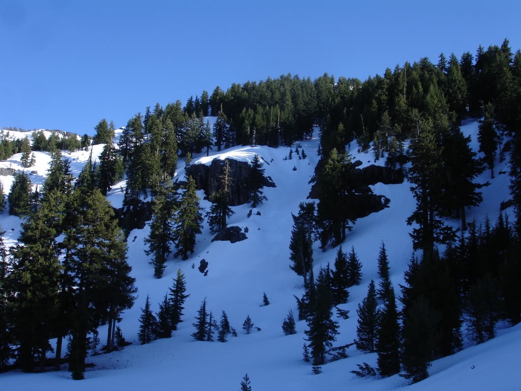 This chute reminded me of Gunnbarrel at Crystal Mountain