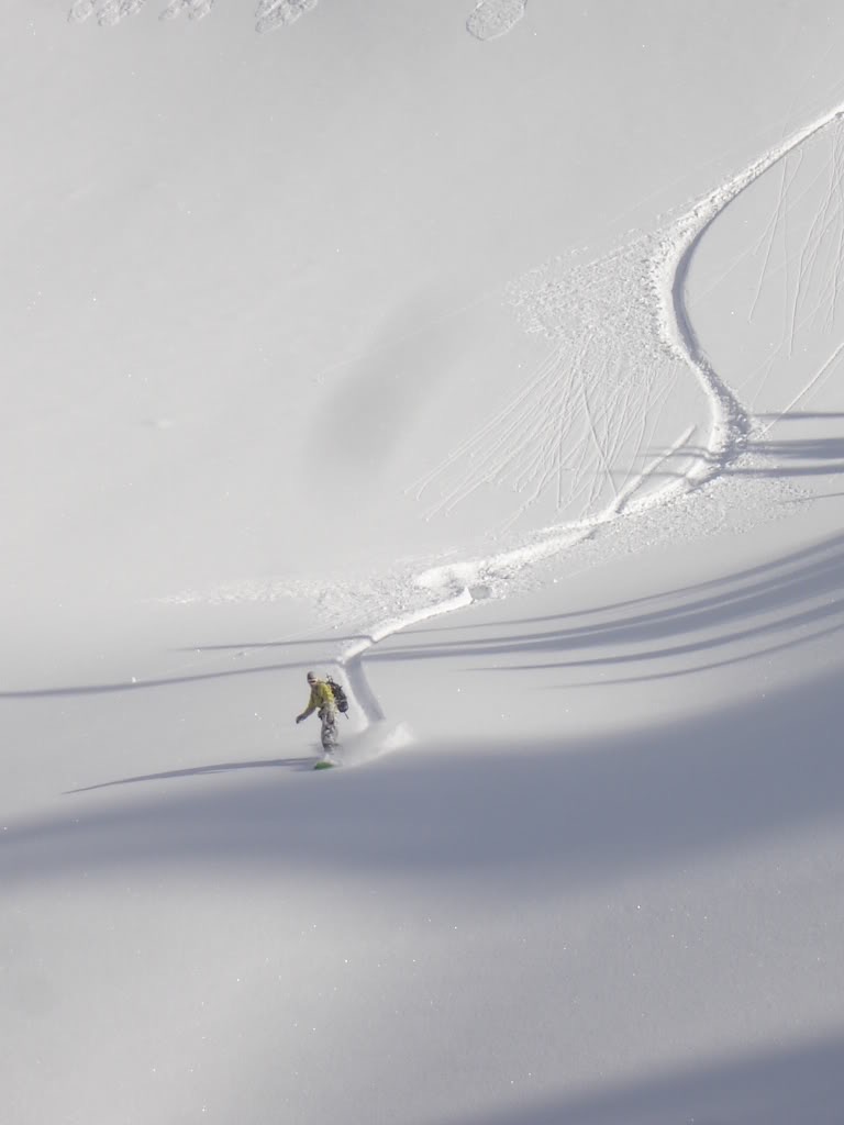 Amazing powder turns ski touring in the Tatoosh Range