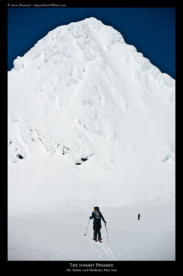Heading to the summit of Mount Shuksan