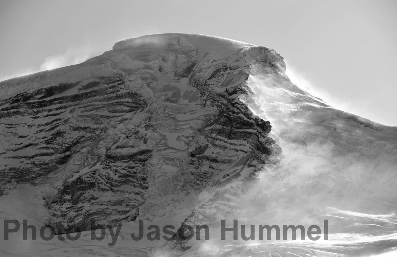 A windy day on Mount Baker