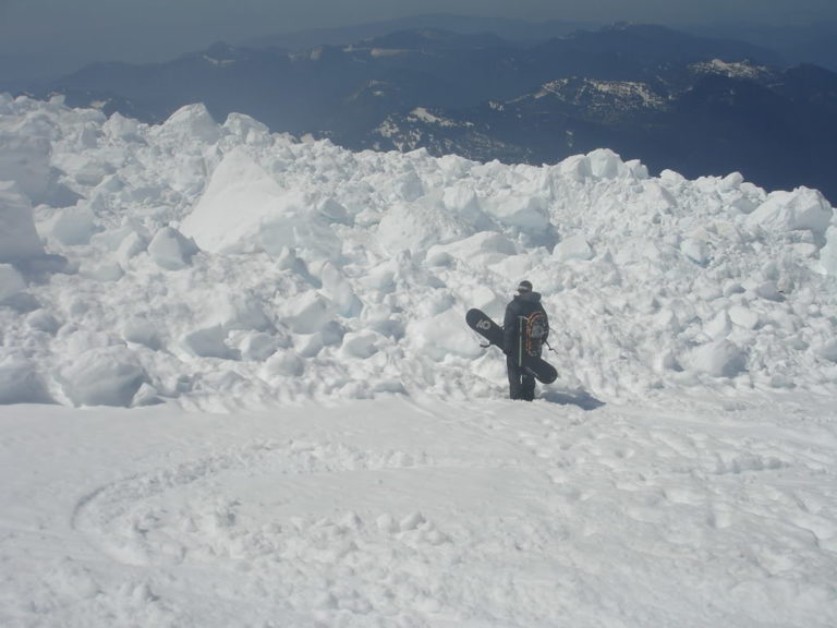 Massive debris field off Colfax Peak