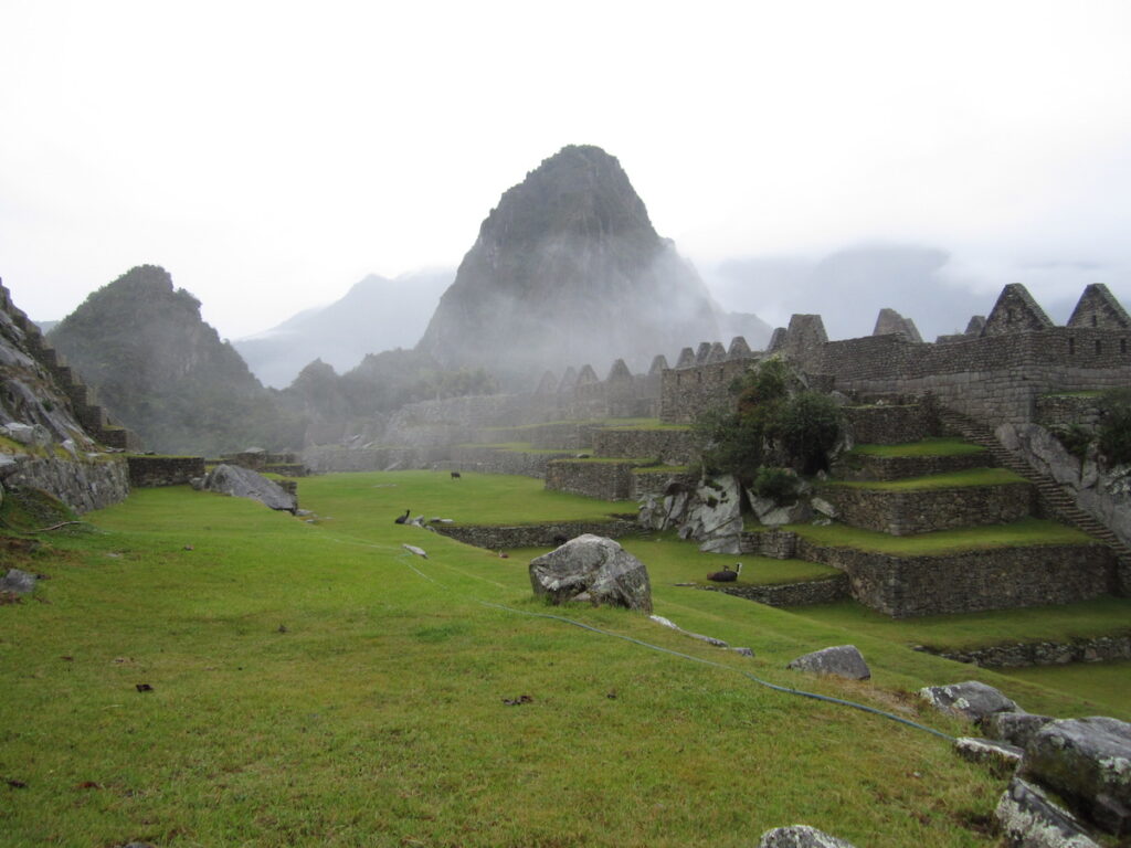 Having Machu Picchu to myself