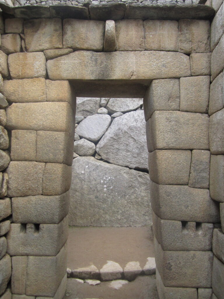 A wild walkway in Machu Picchu