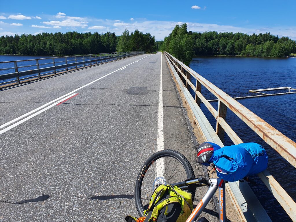 Biking from Joensuu to Punkuharju