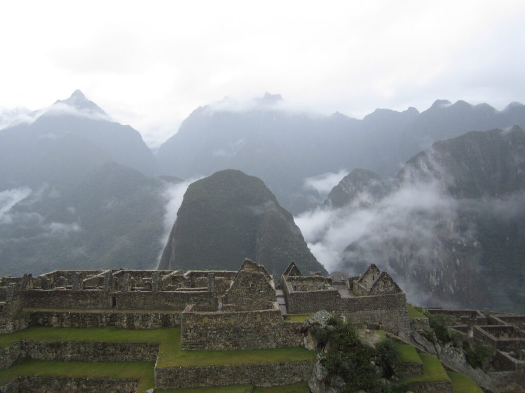 A Cloudy day at Machu Picchu