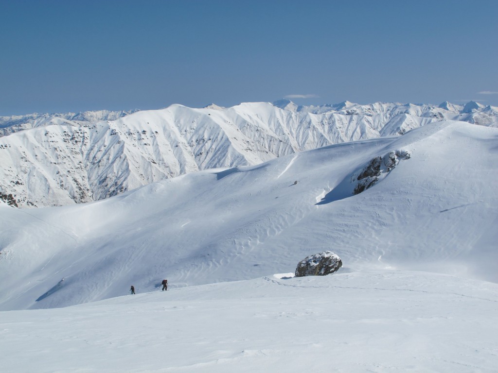 Heading back up the backside of Cardrona Alpine Resort