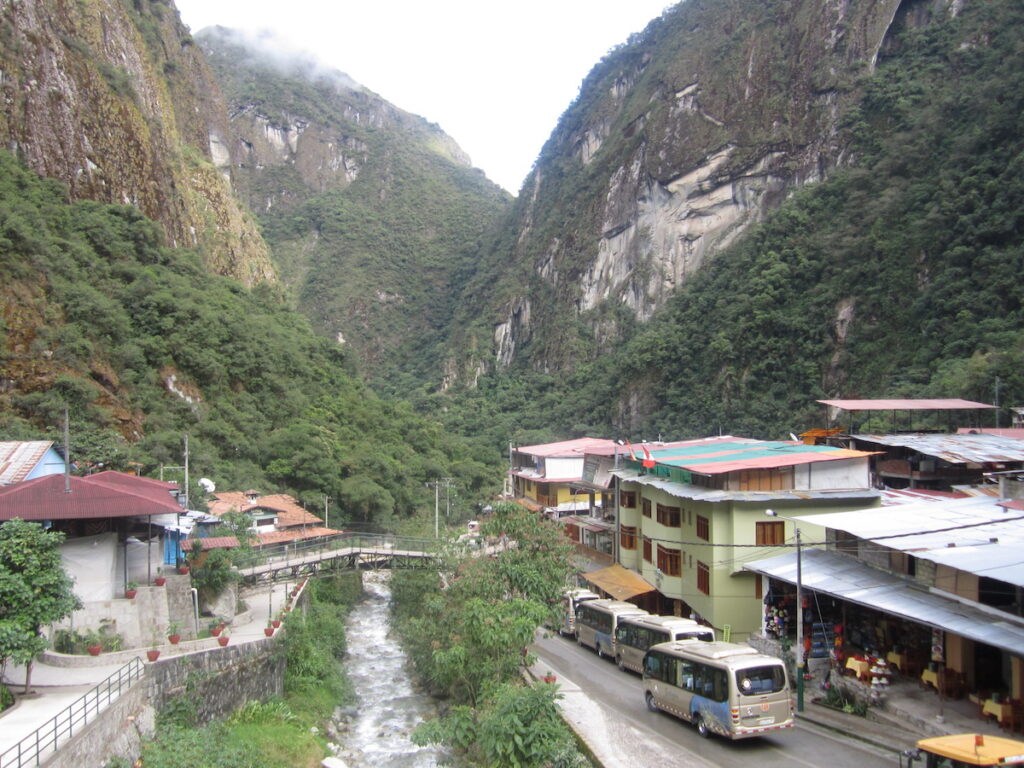 Leaving machu picchu
