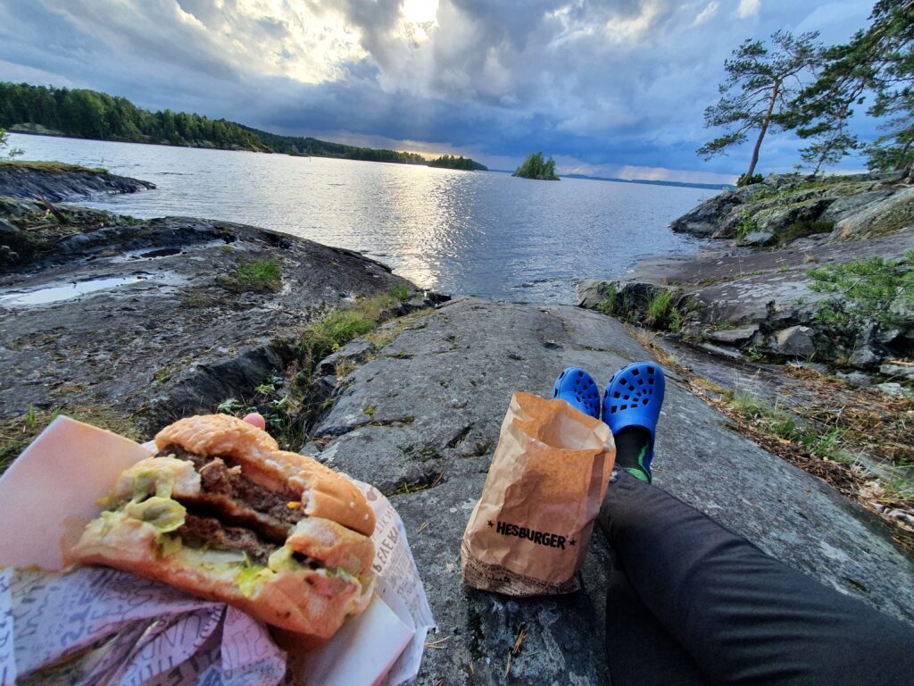 Heseburger in Savonlinna