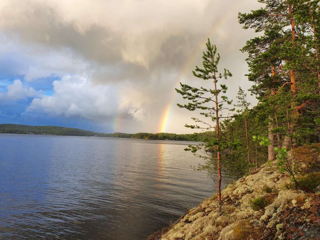 A rainy day near Savonlinna