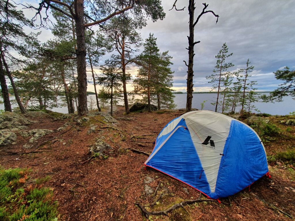 My camping spot near Savonlinna