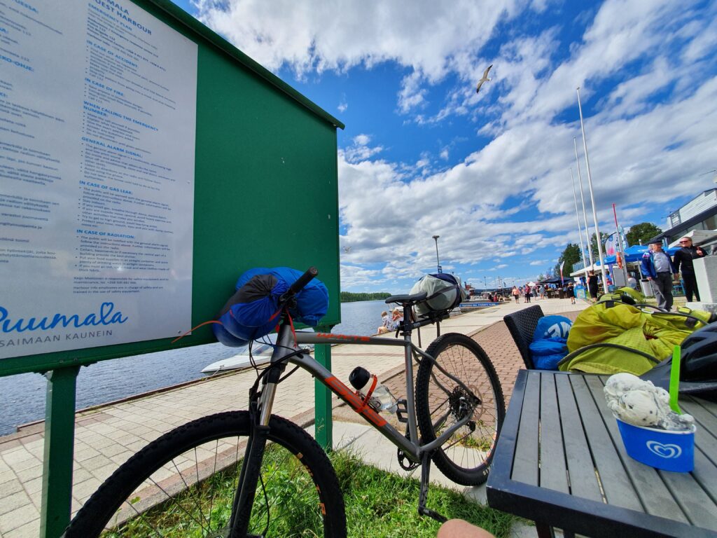 Making my way through Lake Saimaa