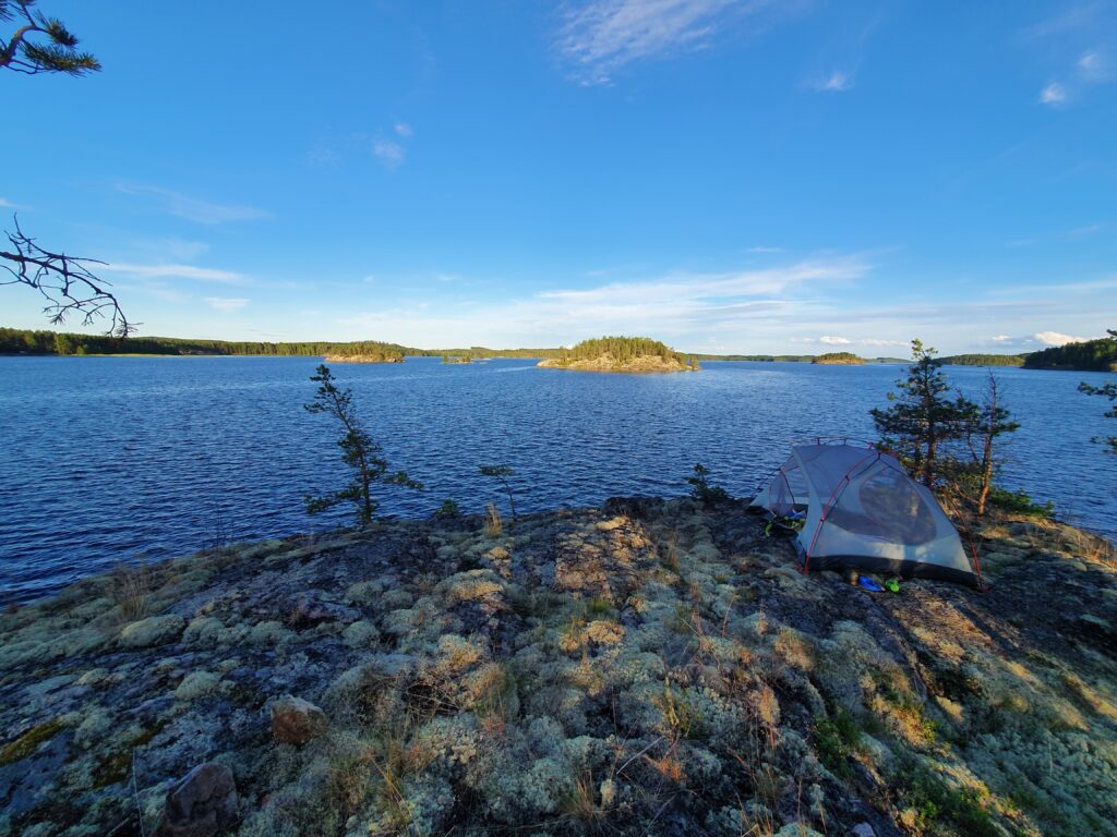 A perfect camp on Lake Saimaa