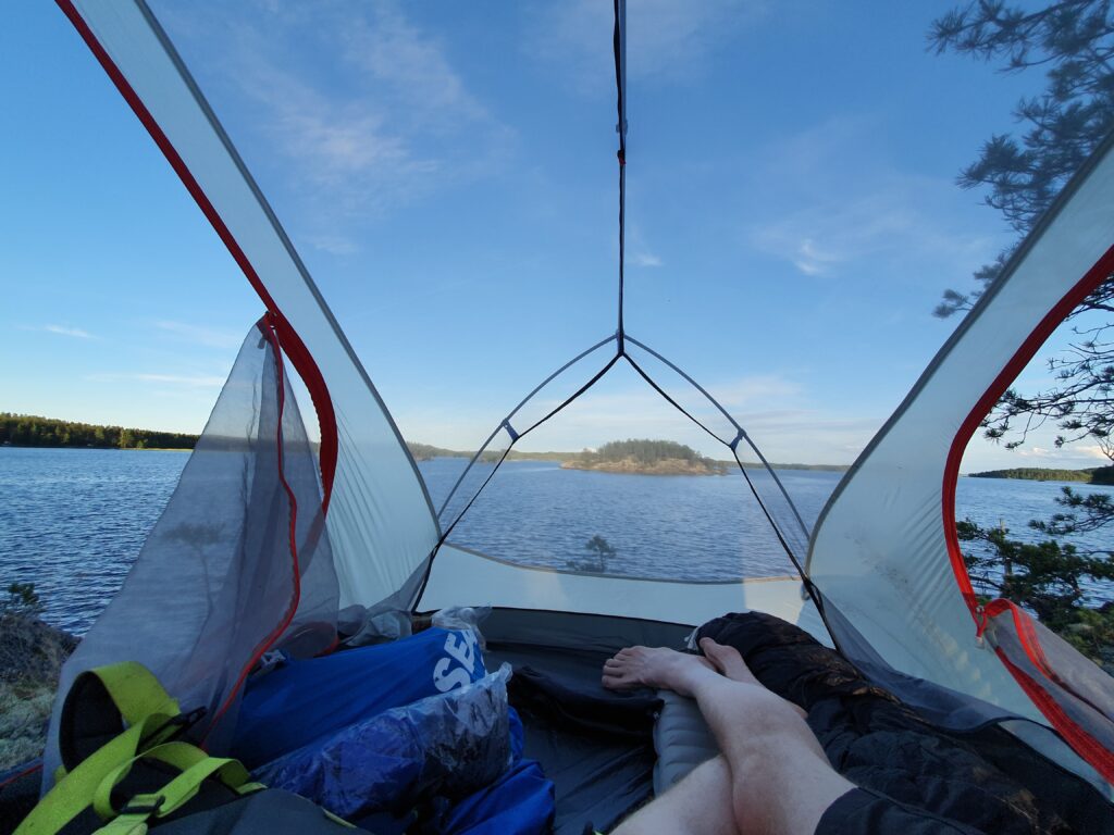 A great view of lake Saimaa