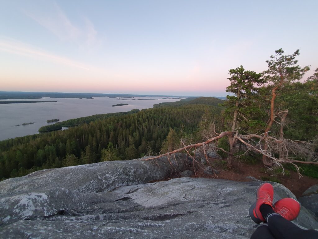 Sunset from the top of Koli National Park