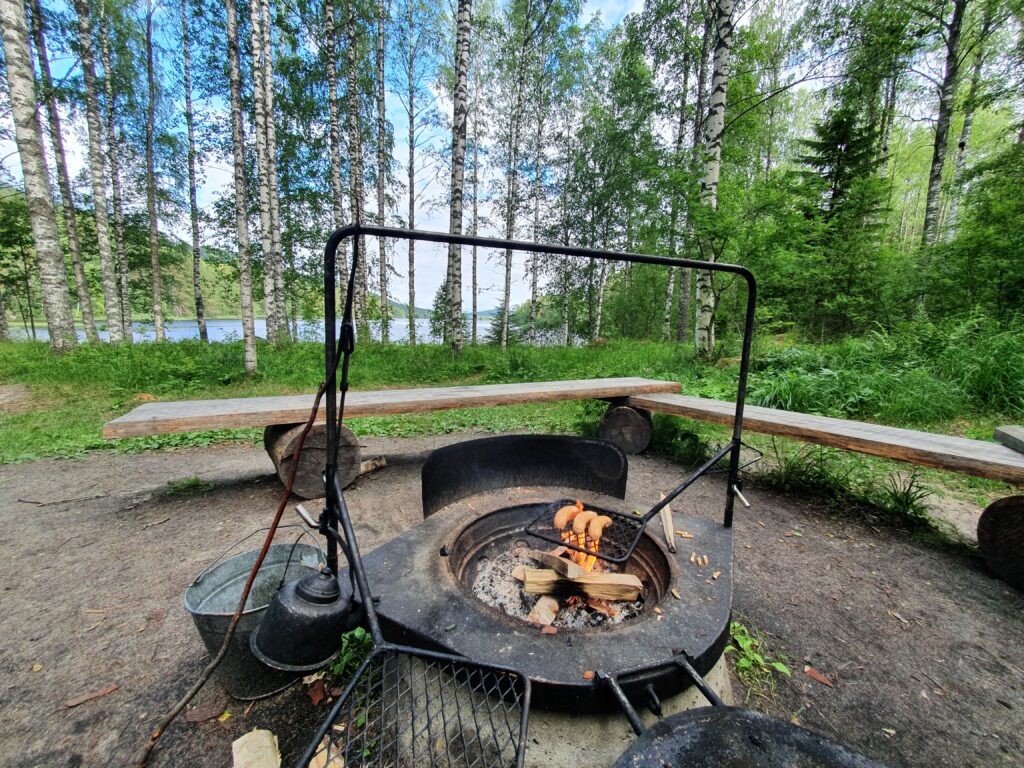 Makkara for breakfast in Koli National Park