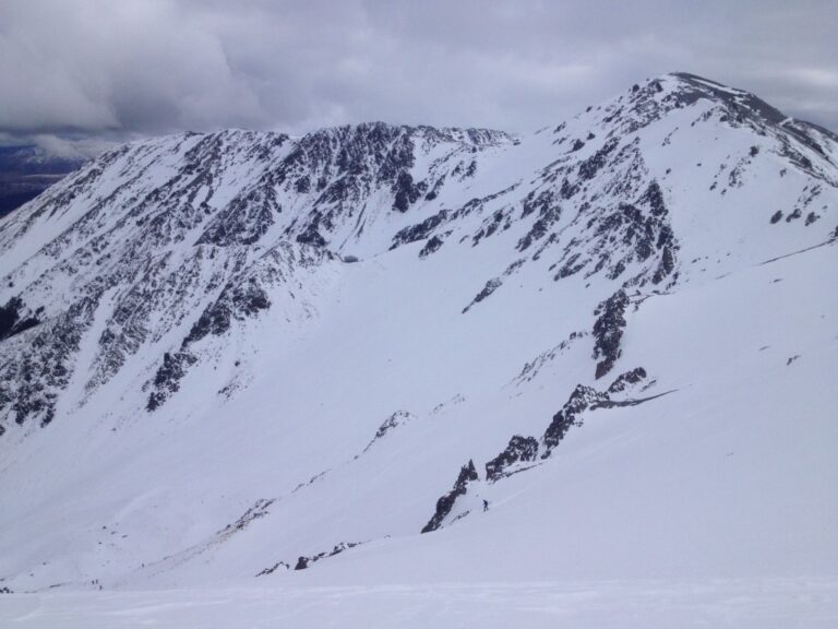 Powder day at Cragieburn Valley ski area in New Zealand