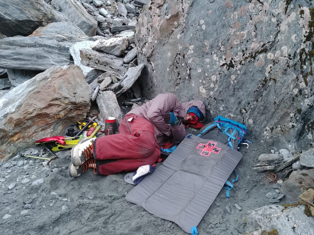 A cold morning at the base of Mount Barff