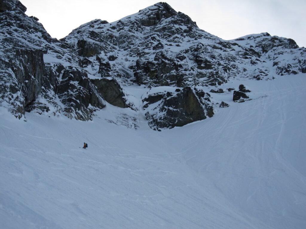 Finding good snow in the North Cascades