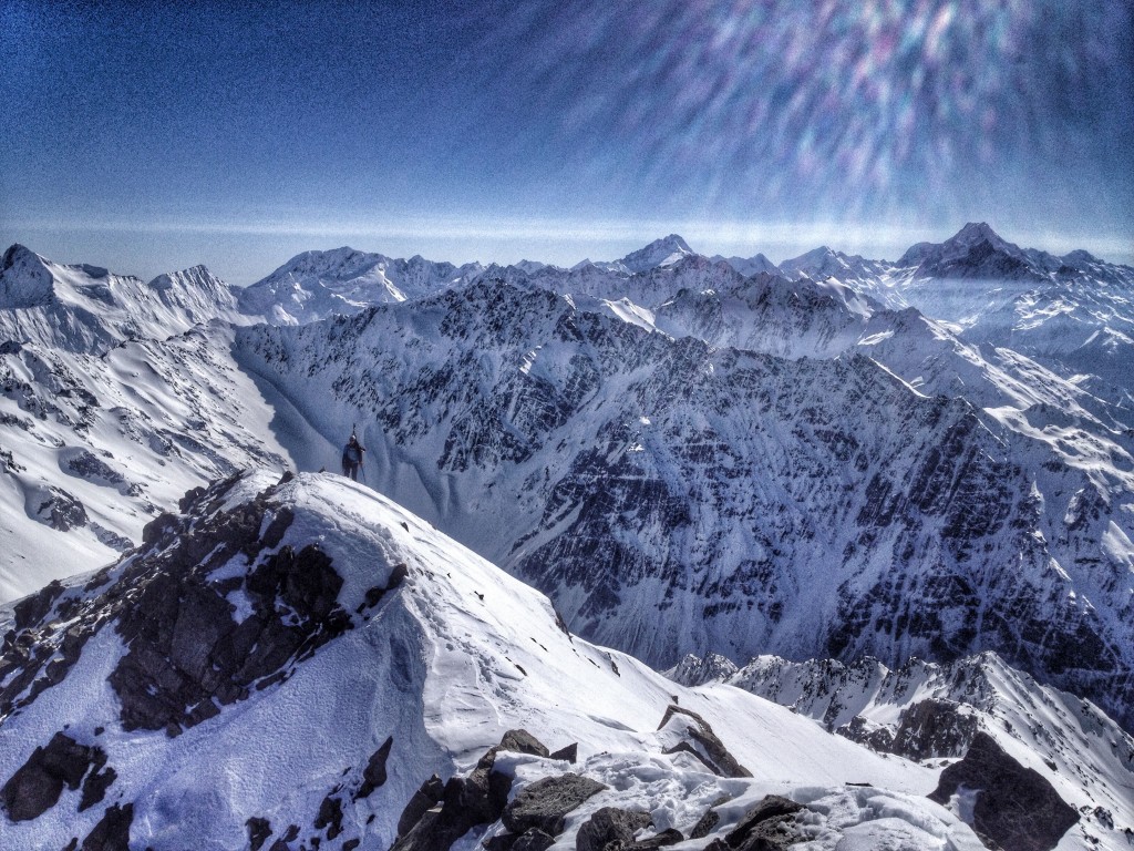 Making our way to the summit of Dark Peak