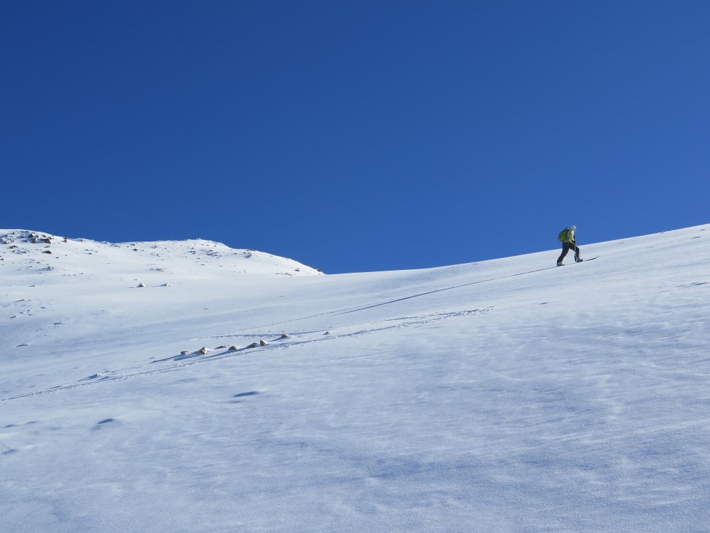 Ski touring into the Mount Dobson backcountry