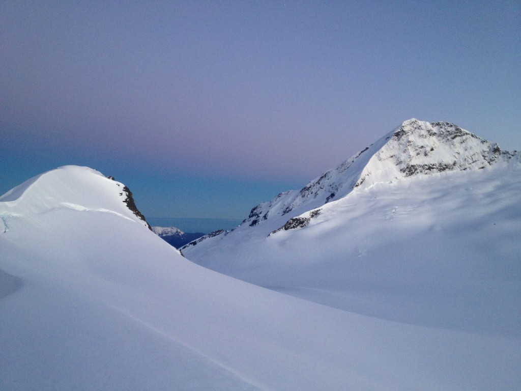 Looking over at Mount Aspiring and the Bonar Glacier