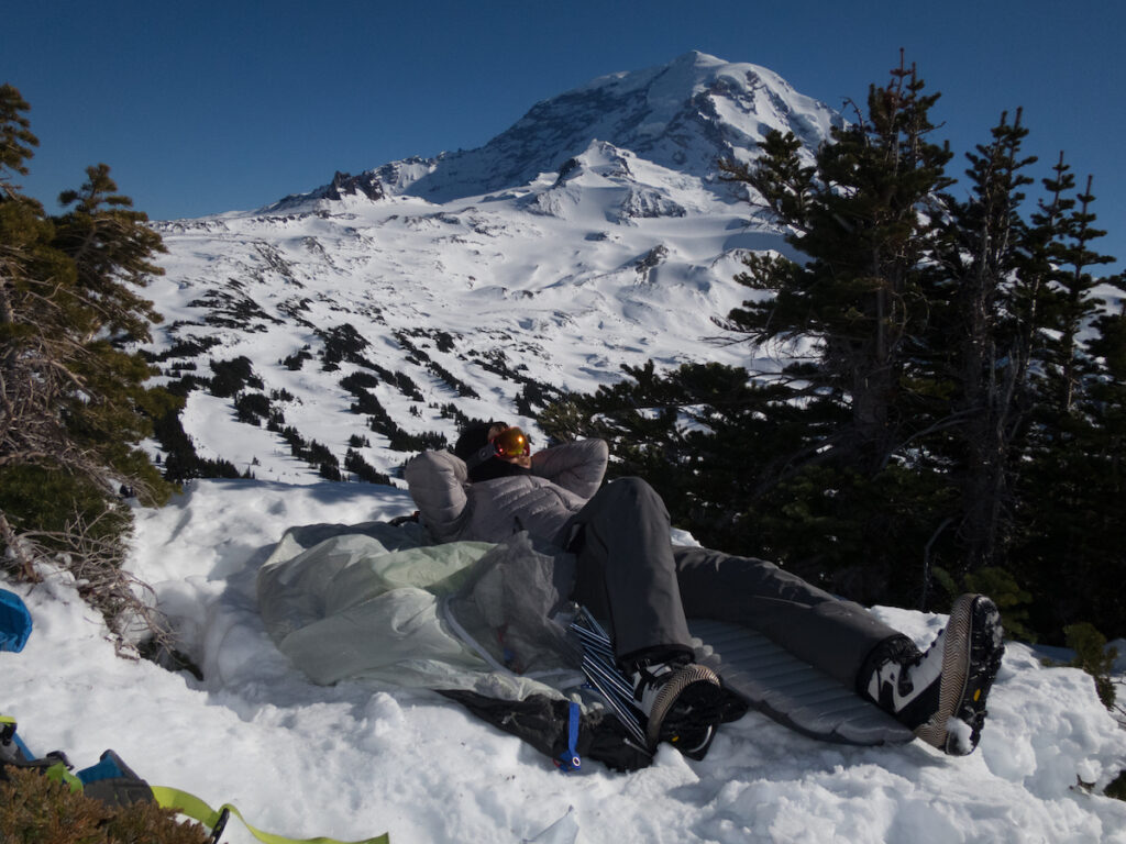 Taking a break on Mount Pleasant