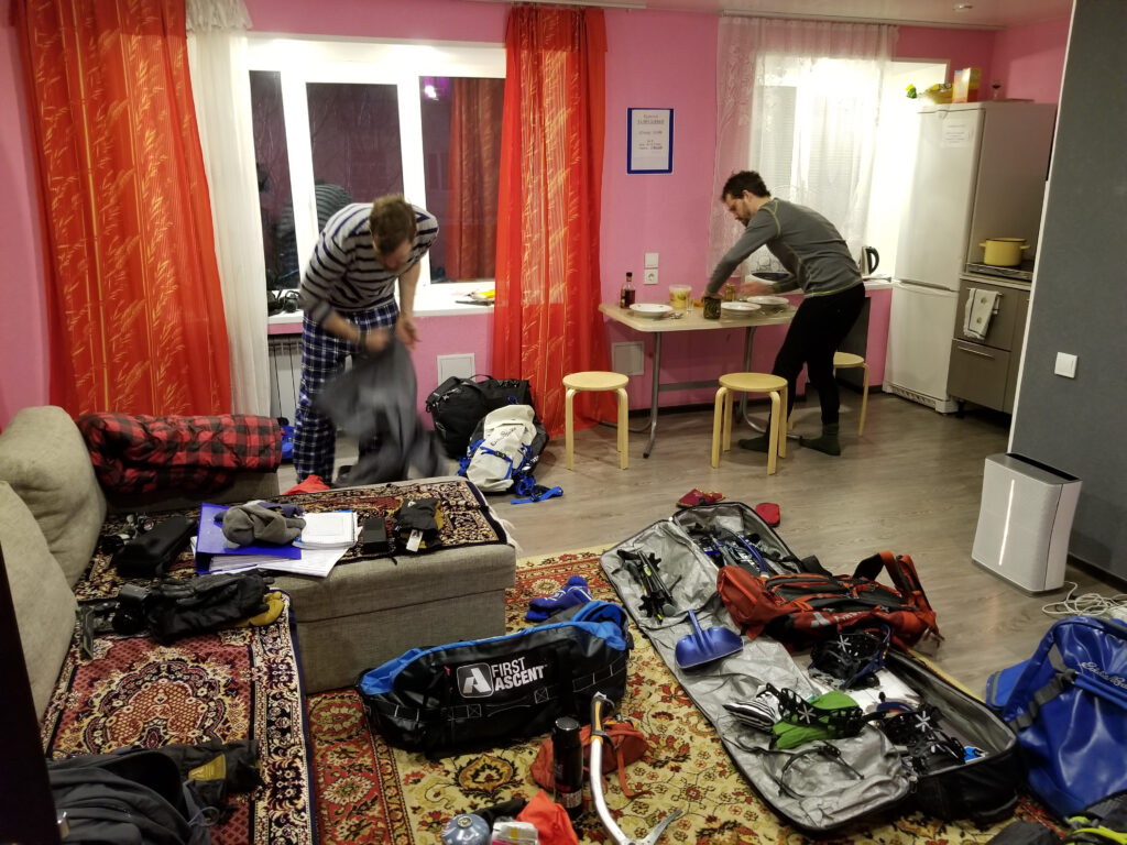 Getting our ski gear dialed in Monchegorsk