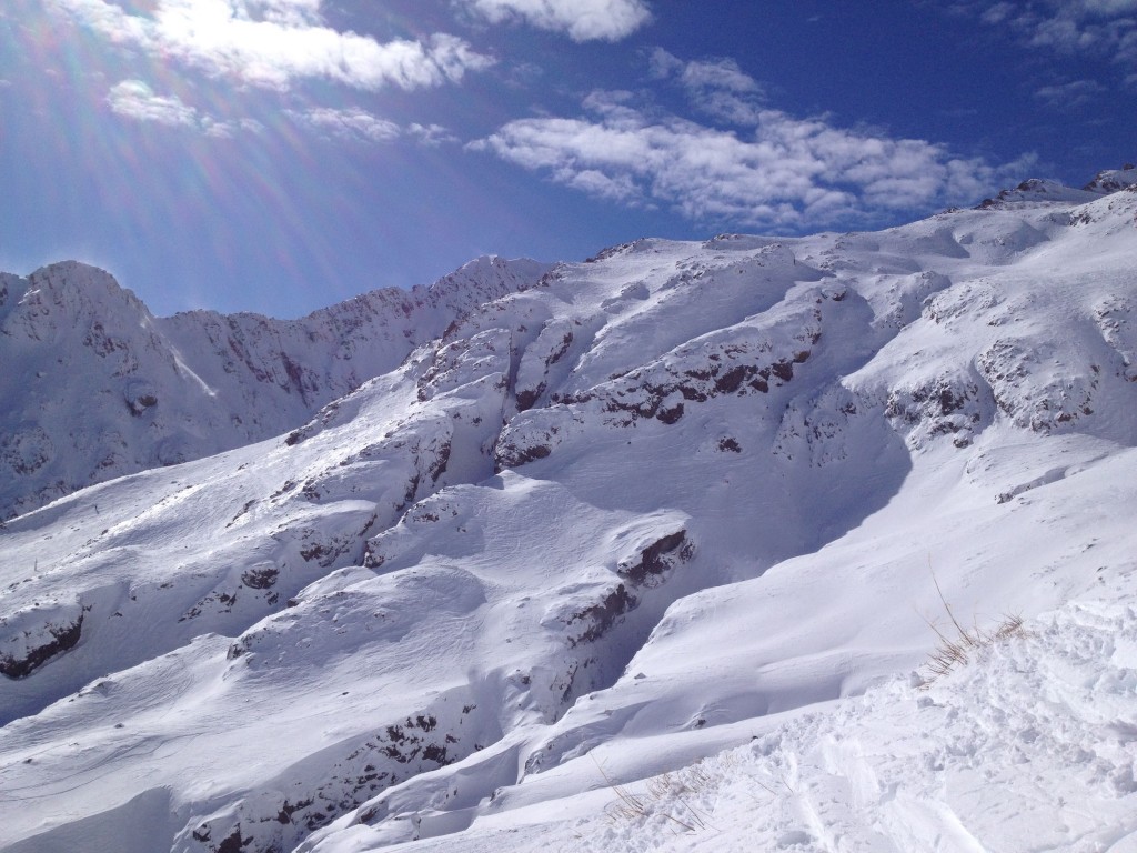 Within the boundaries of Temple Basin Ski area in New Zealand