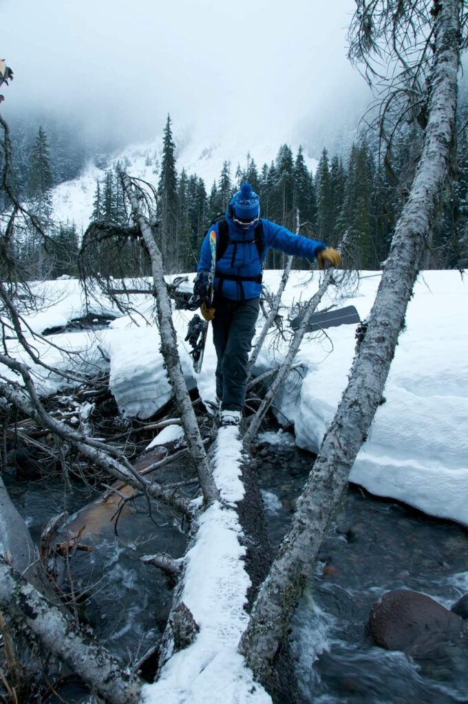 Finding my own bridge across the White River